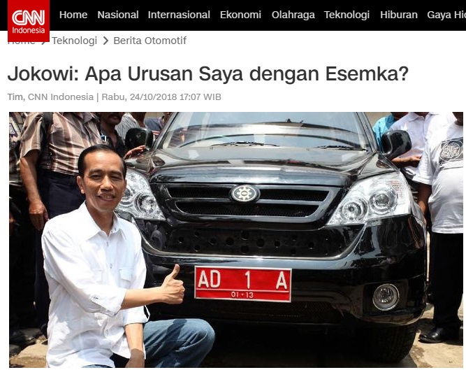 Janji-janji Jokowi